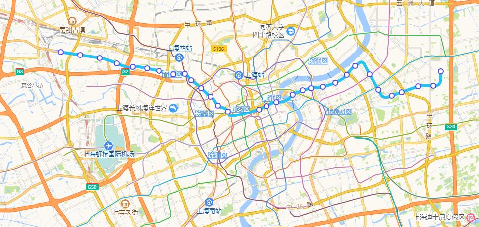 上海地铁14号线站点,线路图,运营时间