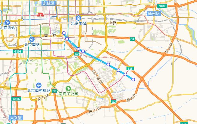 北京地铁17号线高清图图片